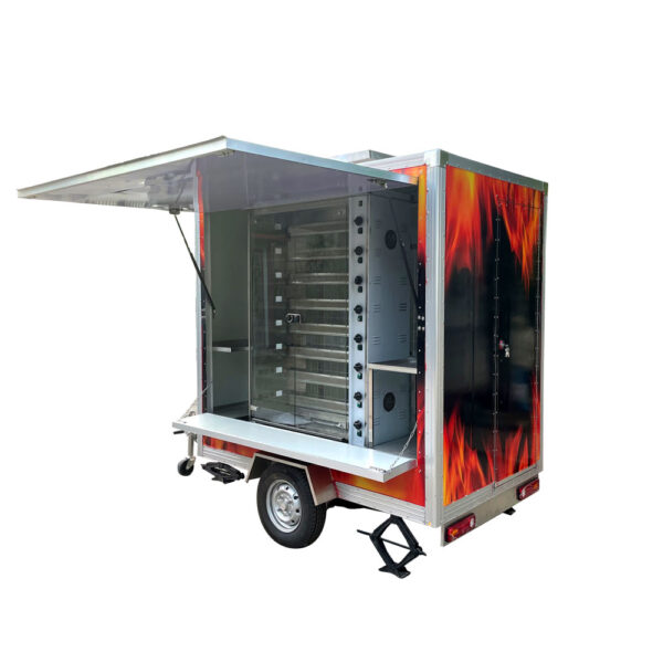 1.5m（5ft）Grilled Chicken Trailer